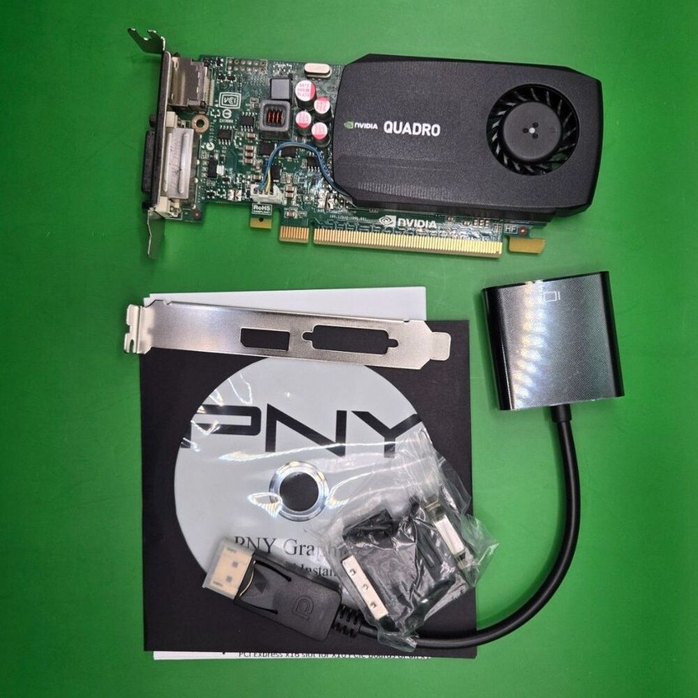 PNY NVIDIA Quadro K600 Graphics Card Low Profile & Accessories